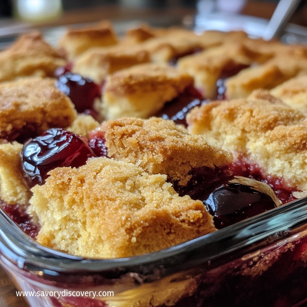 Peanut Butter and Jelly Cobbler