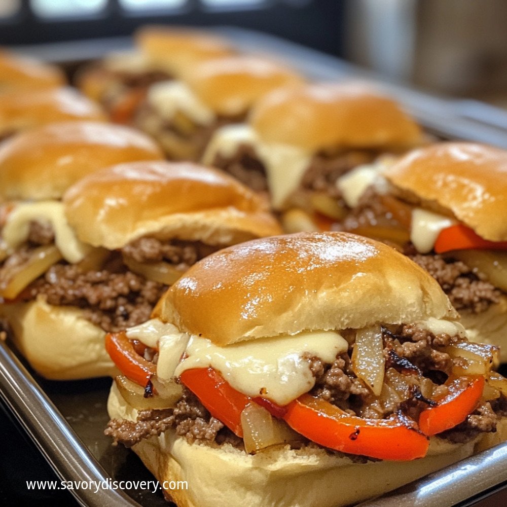 Philly Cheese Steak Sliders