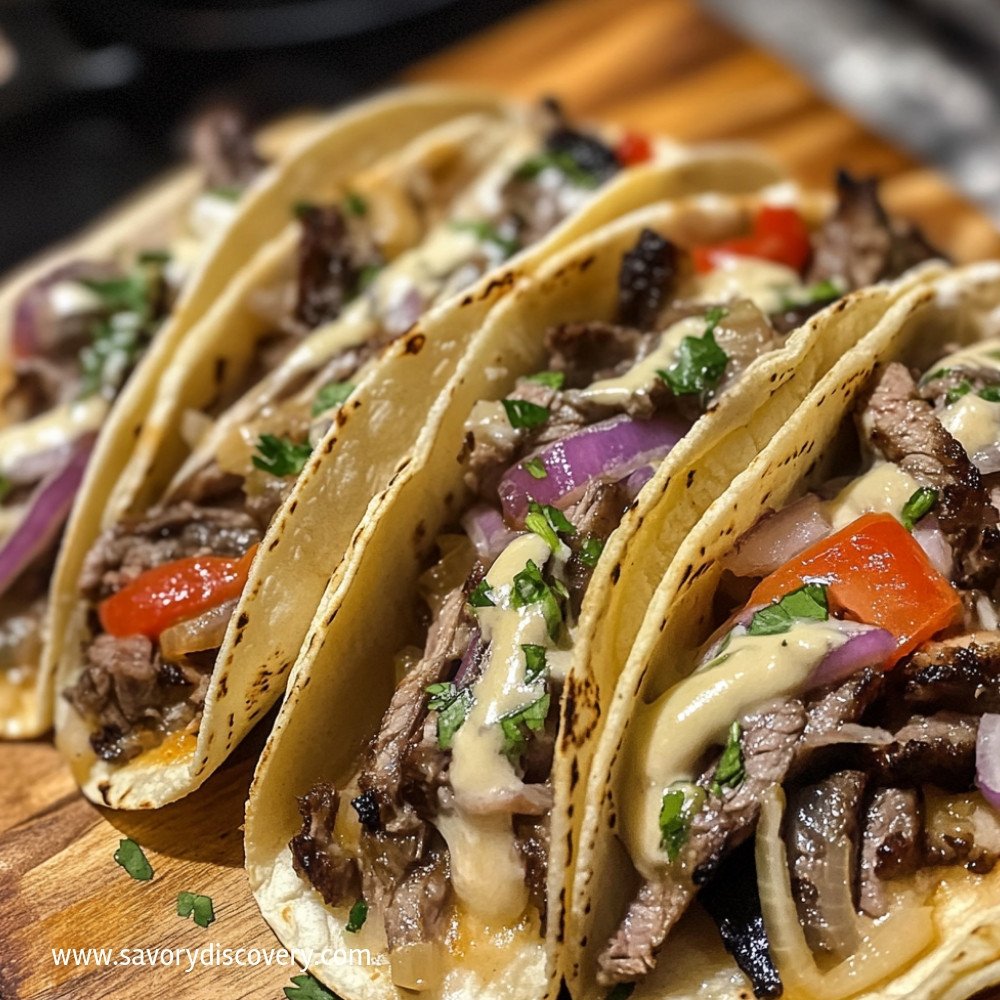 Philly Cheese Steak Tacos