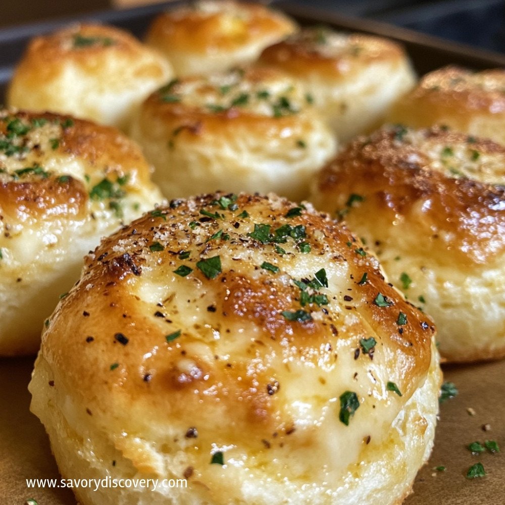 Pillsbury Biscuit Garlic Butter Cheese Bombs