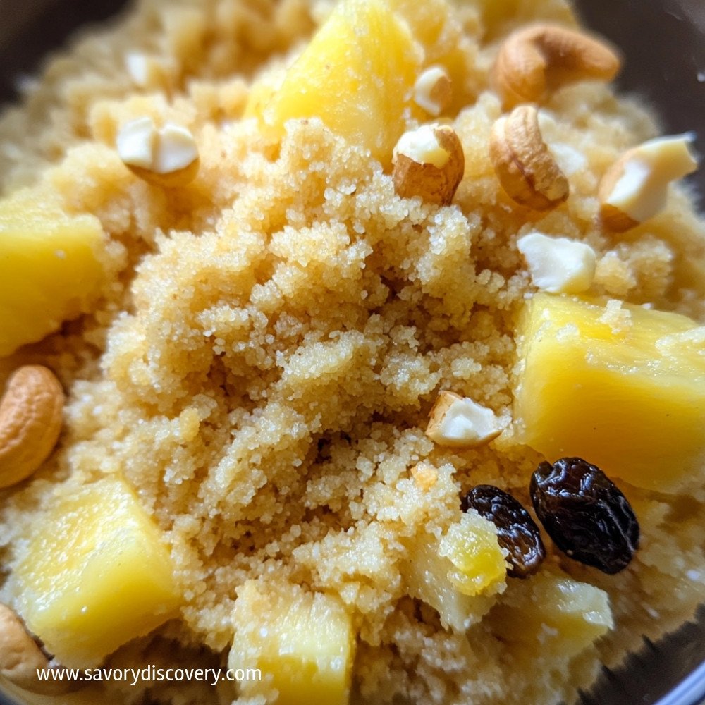 Pineapple Suji Halwa