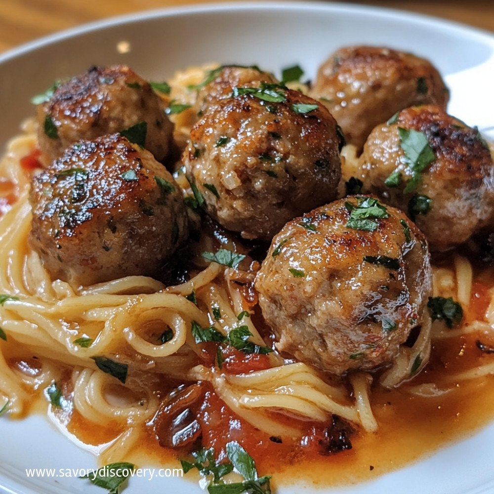 Pork and Porcini Meatballs