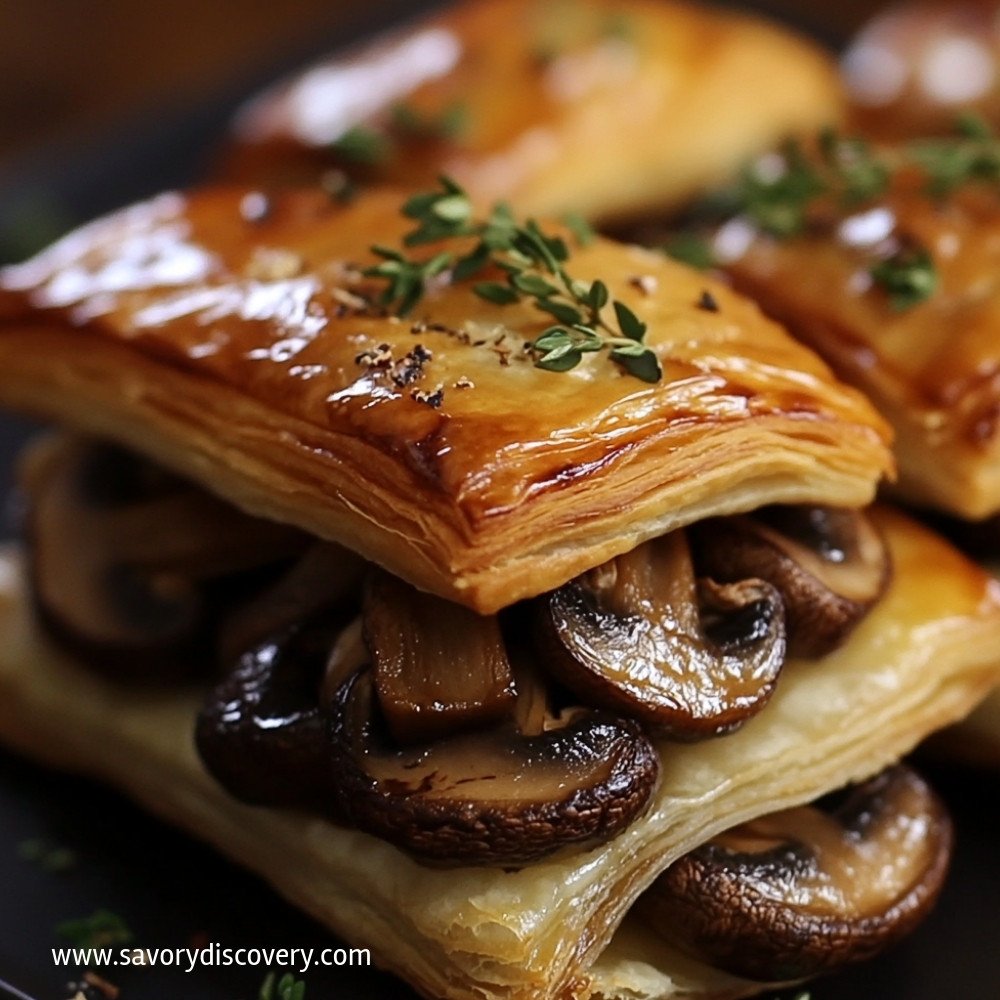 Puff Pastry with Mushrooms