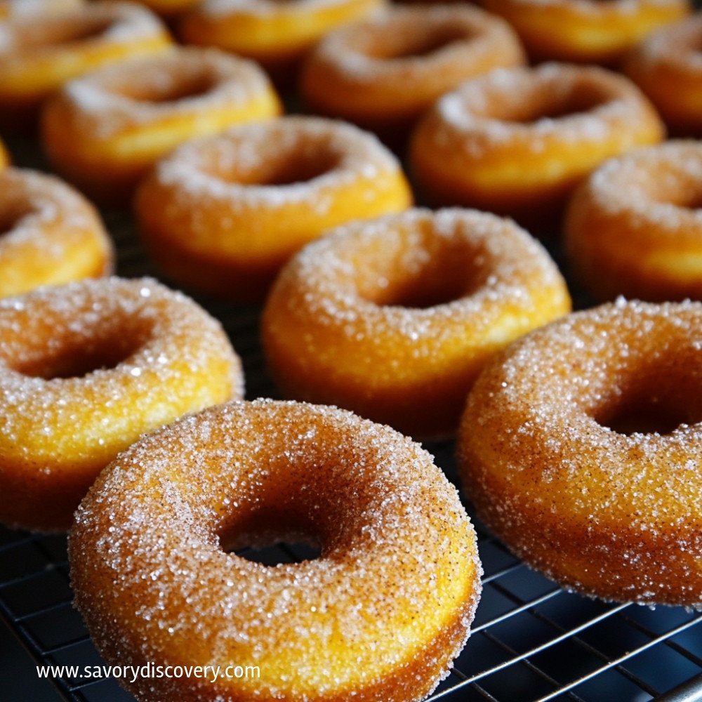 Pumpkin Cinnamon Sugar Donuts