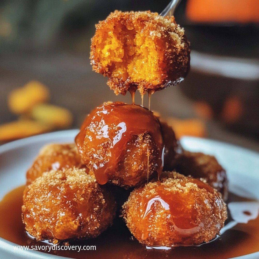 Pumpkin Donut Holes