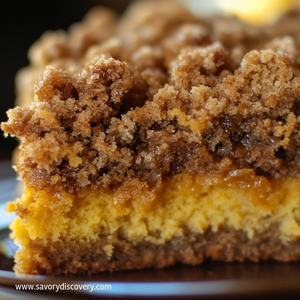 Pumpkin Streusel Coffee Cake