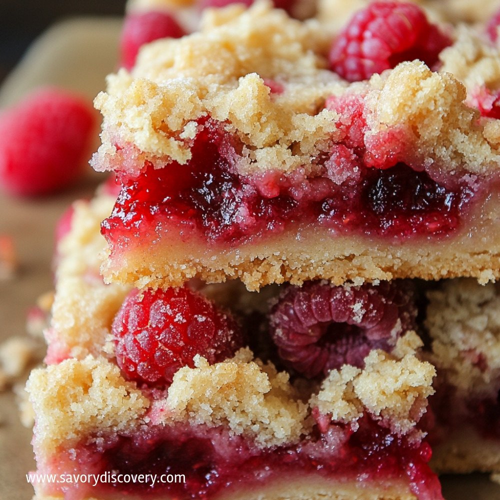 Raspberry Crumb Bars