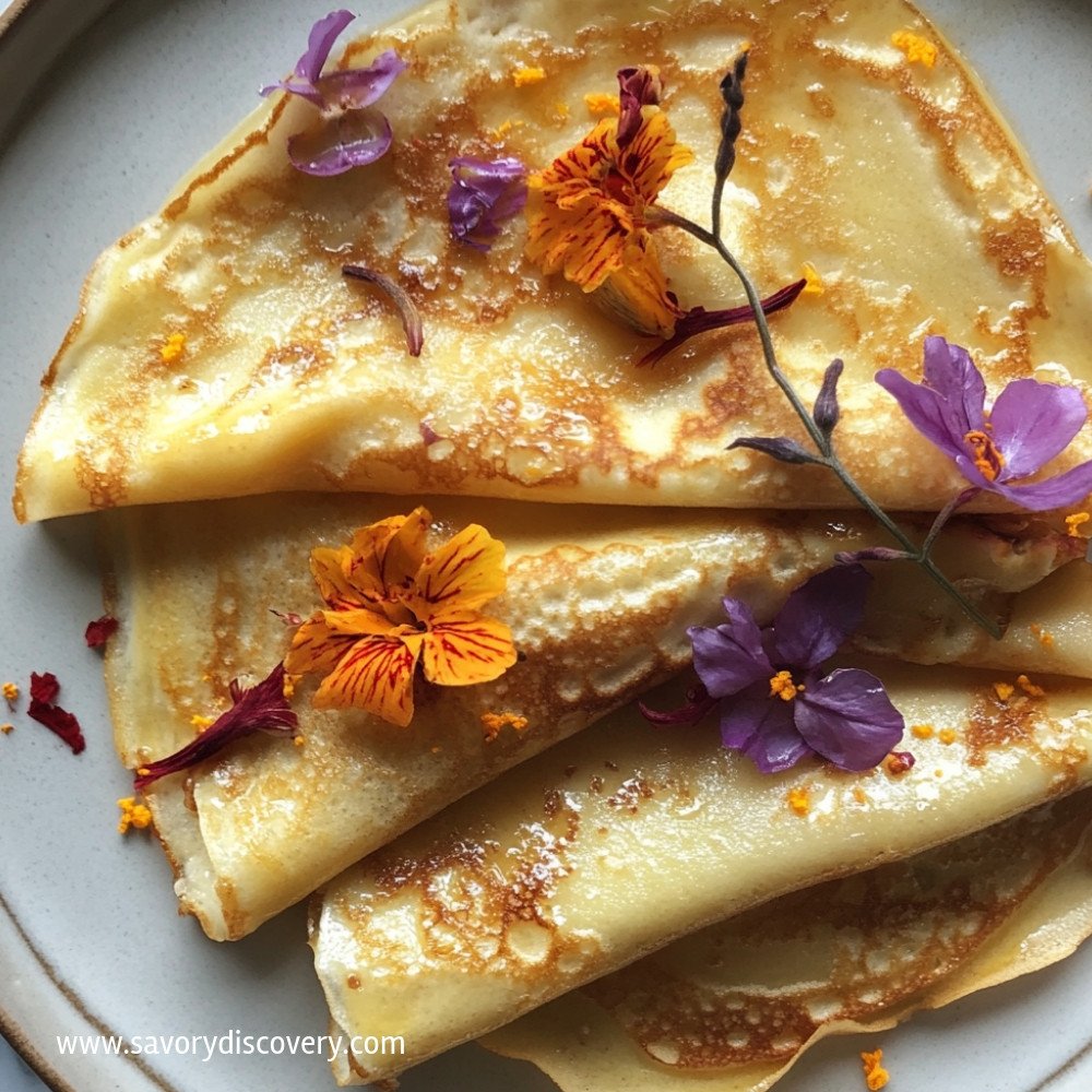 Saffron Crepes