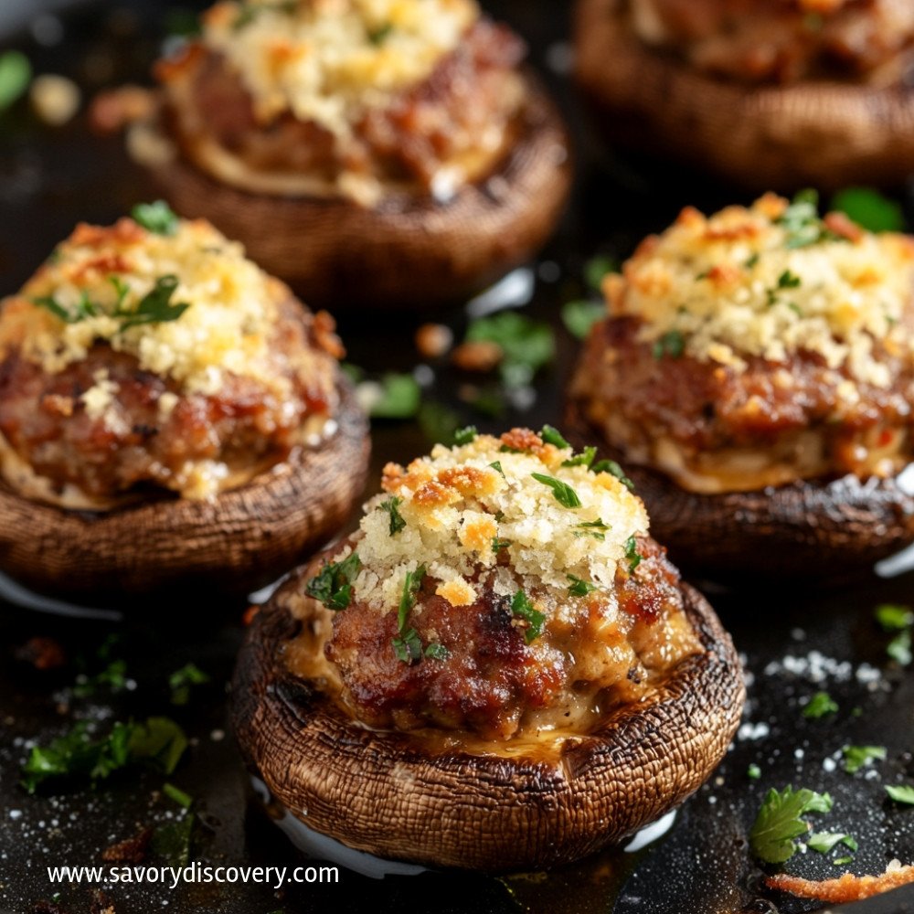 Sausage Stuffed Mushrooms