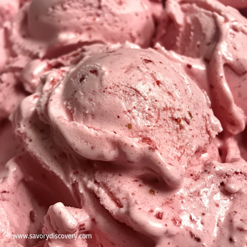 Strawberry Sensation Ice Cream