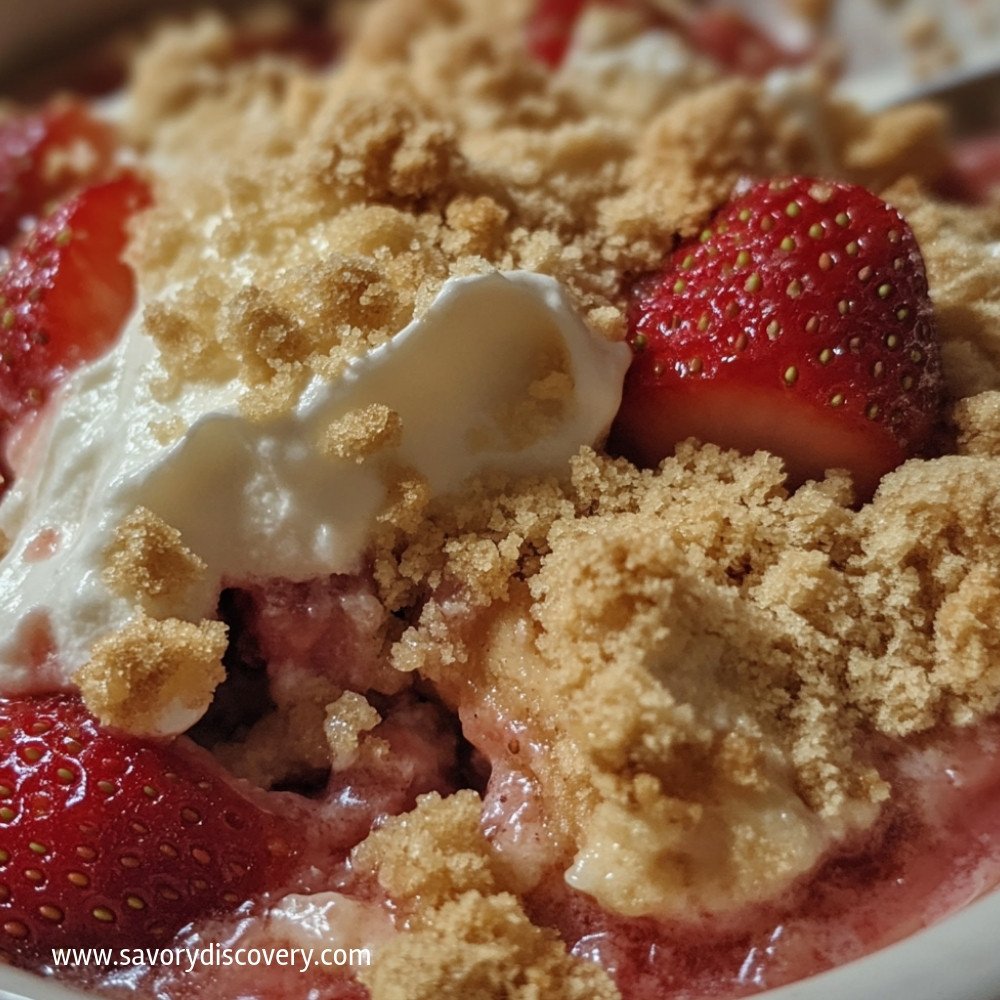 Strawberry Shortcake Crumble