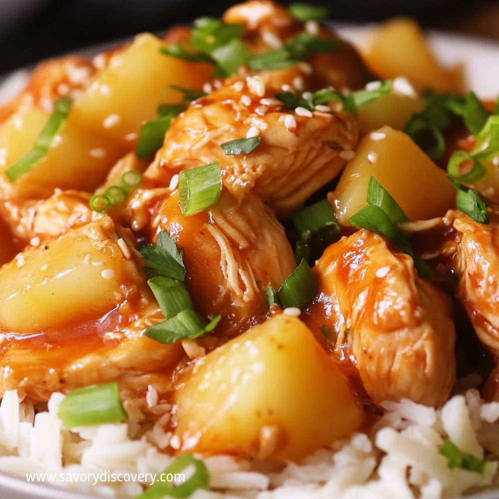 Sweet Hawaiian Crockpot Chicken