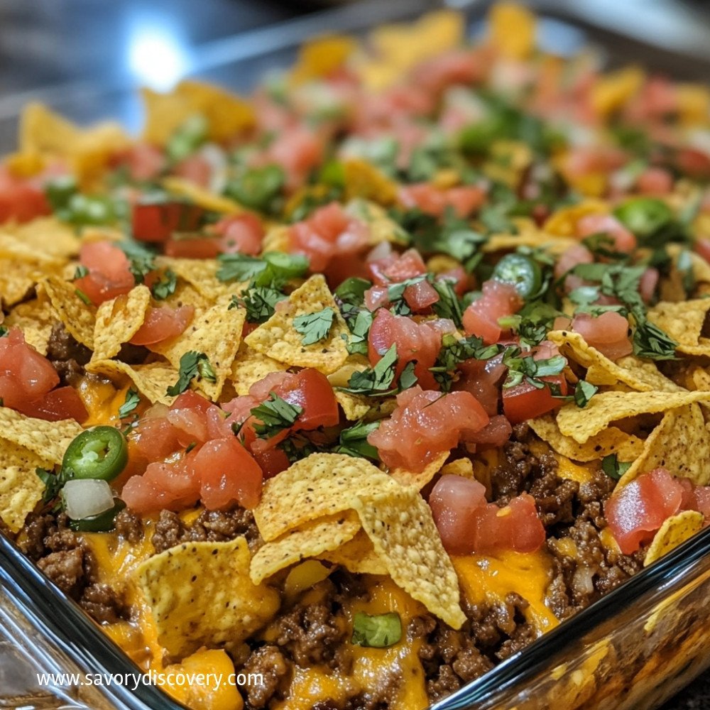 Taco Casserole with Doritos