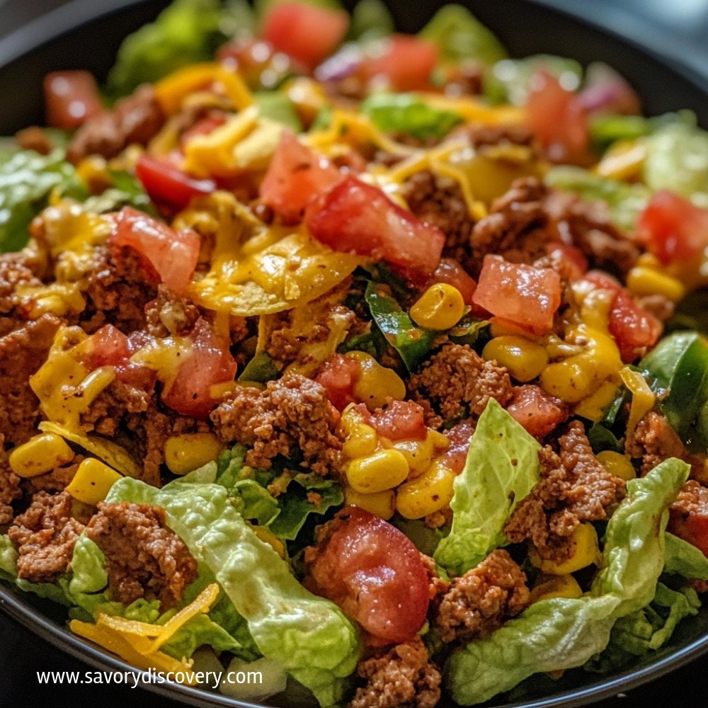 Taco Salad with Catalina Dressing