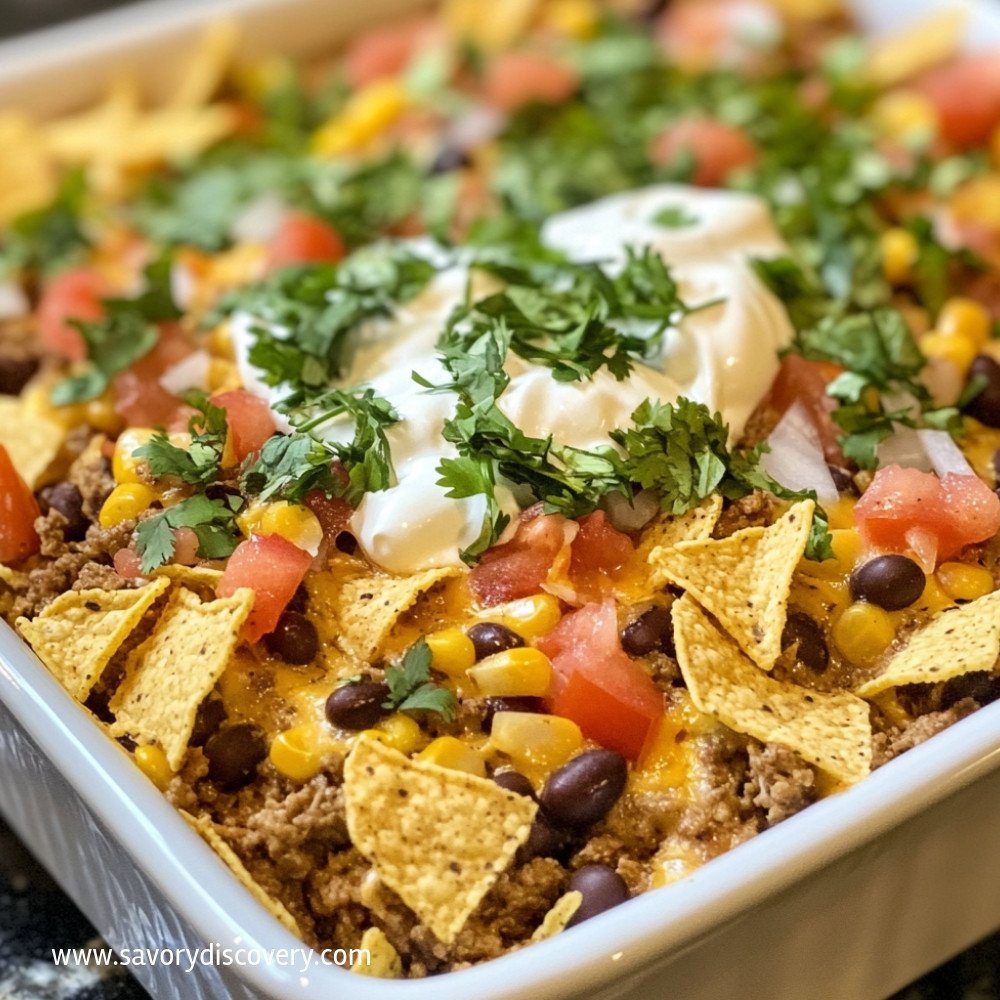 Walking Taco Casserole