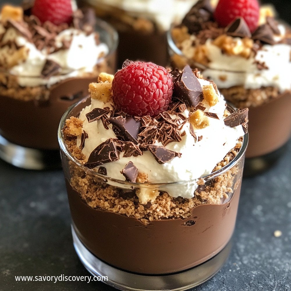 Whipped Chocolate Cheesecake Parfaits