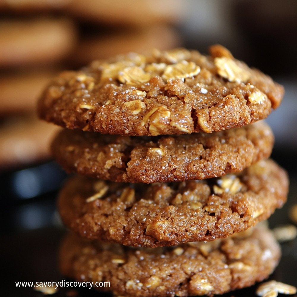 Whole Wheat Oat and Ginger Cookies