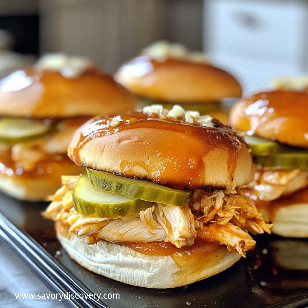 BBQ Chicken Sliders