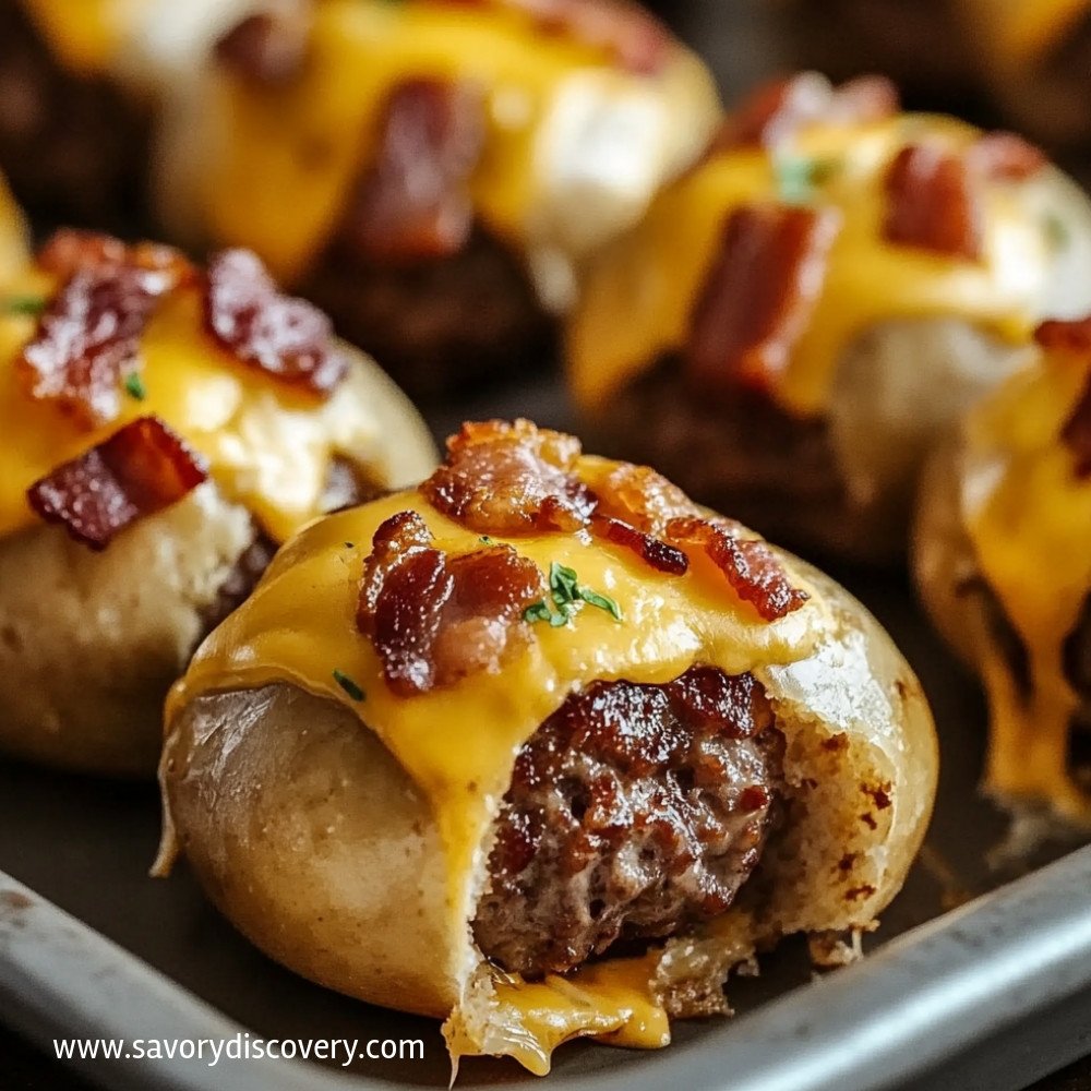 Bacon Cheeseburger Bombs