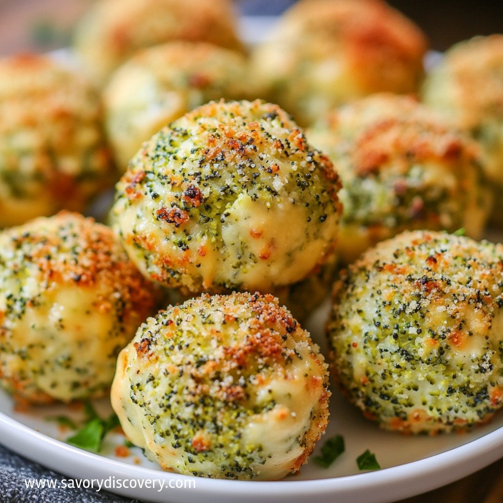 Baked Broccoli Cheese Balls