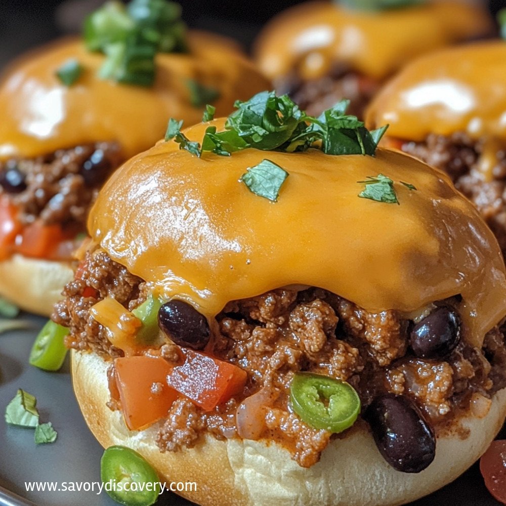 Beef Nacho Sloppy Joes