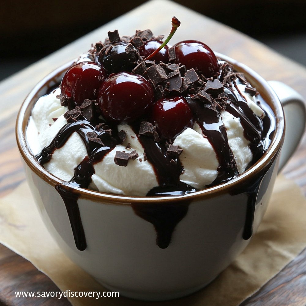 Black Forest Mug Cake