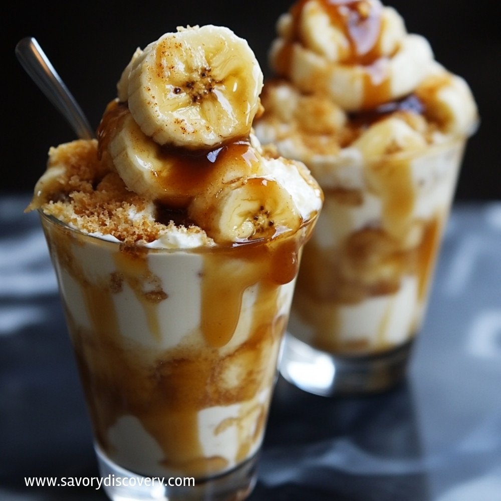 Caramelized Banana Butterscotch Parfait