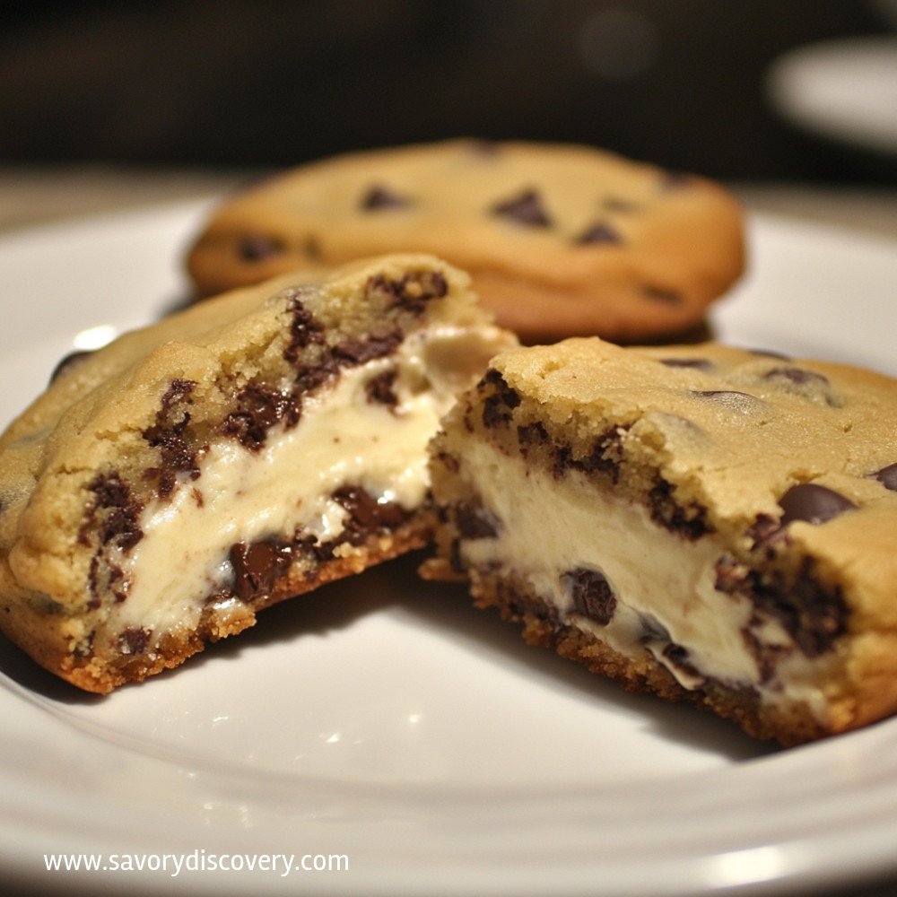 Cheesecake Stuffed Chocolate Chip Cookies