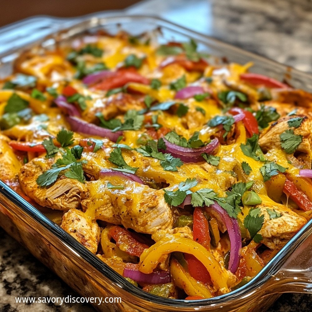 Chicken Fajita Casserole