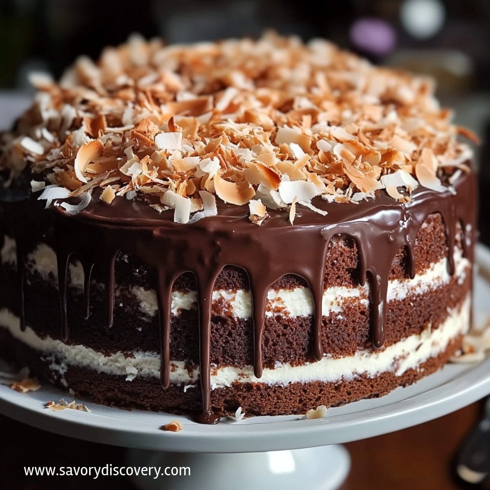 Chocolate Coconut Cake