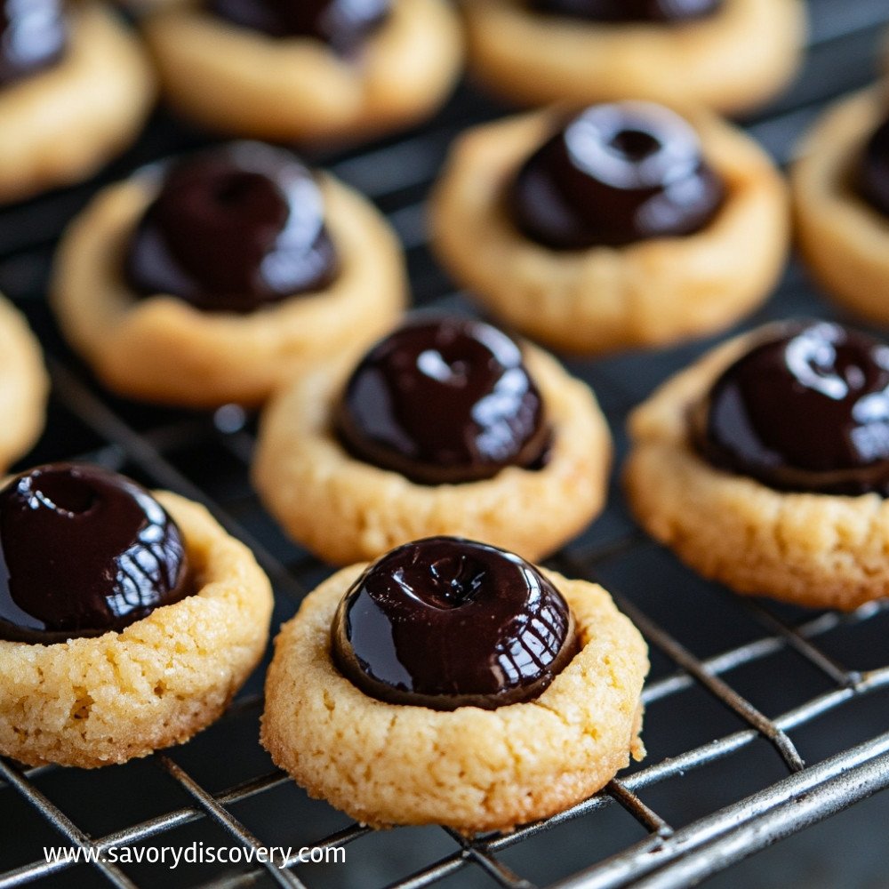 Chocolate Thumbprint Cookies