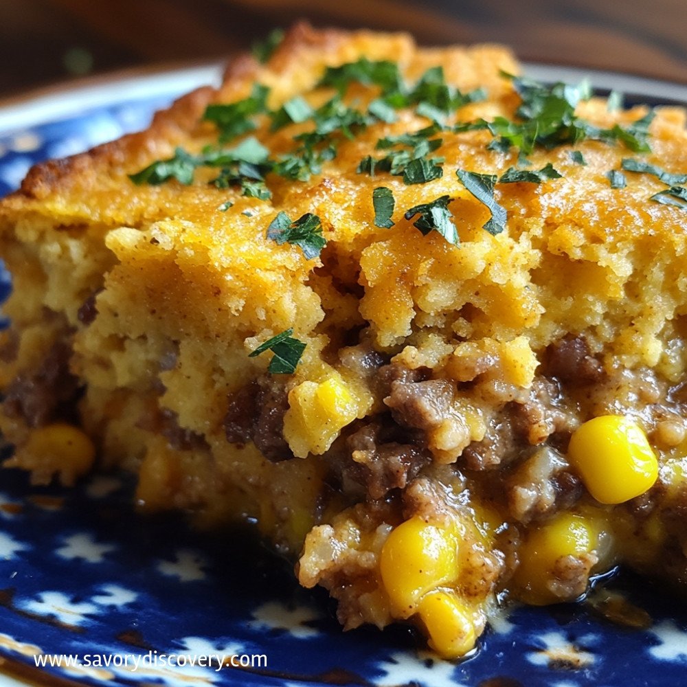 Cornbread Cowboy Casserole