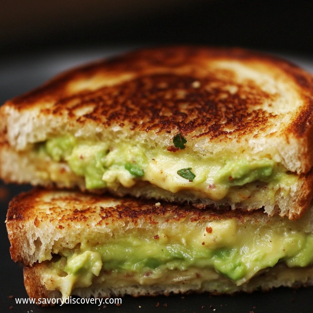 Creamy Avocado Grilled Cheese