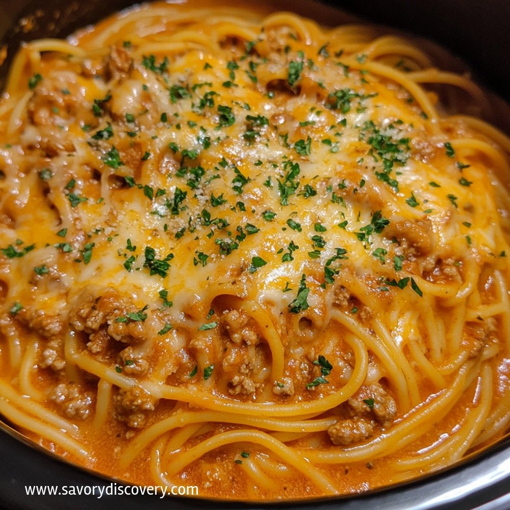 Crock Pot Million Dollar Spaghetti