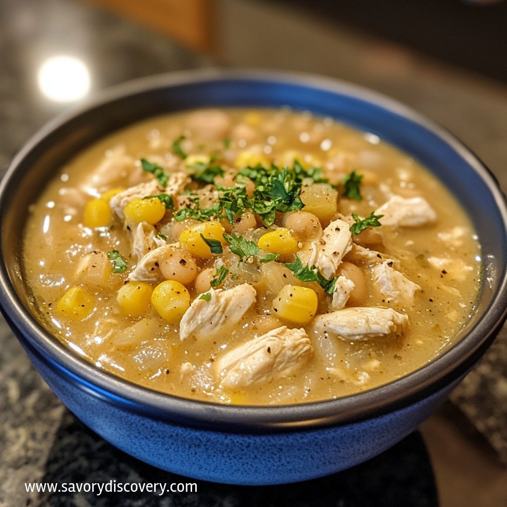 Crock Pot White Chicken Chili