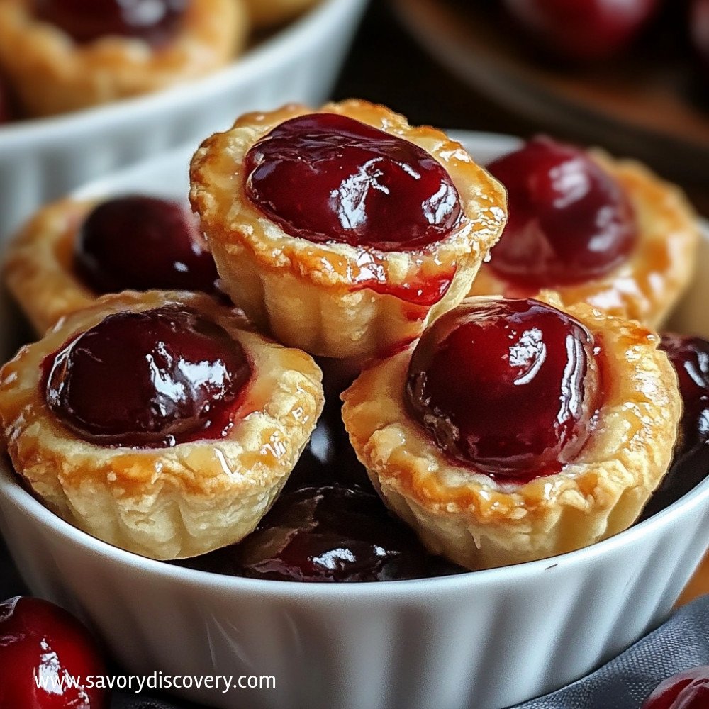 Easy Cherry Pie Bites