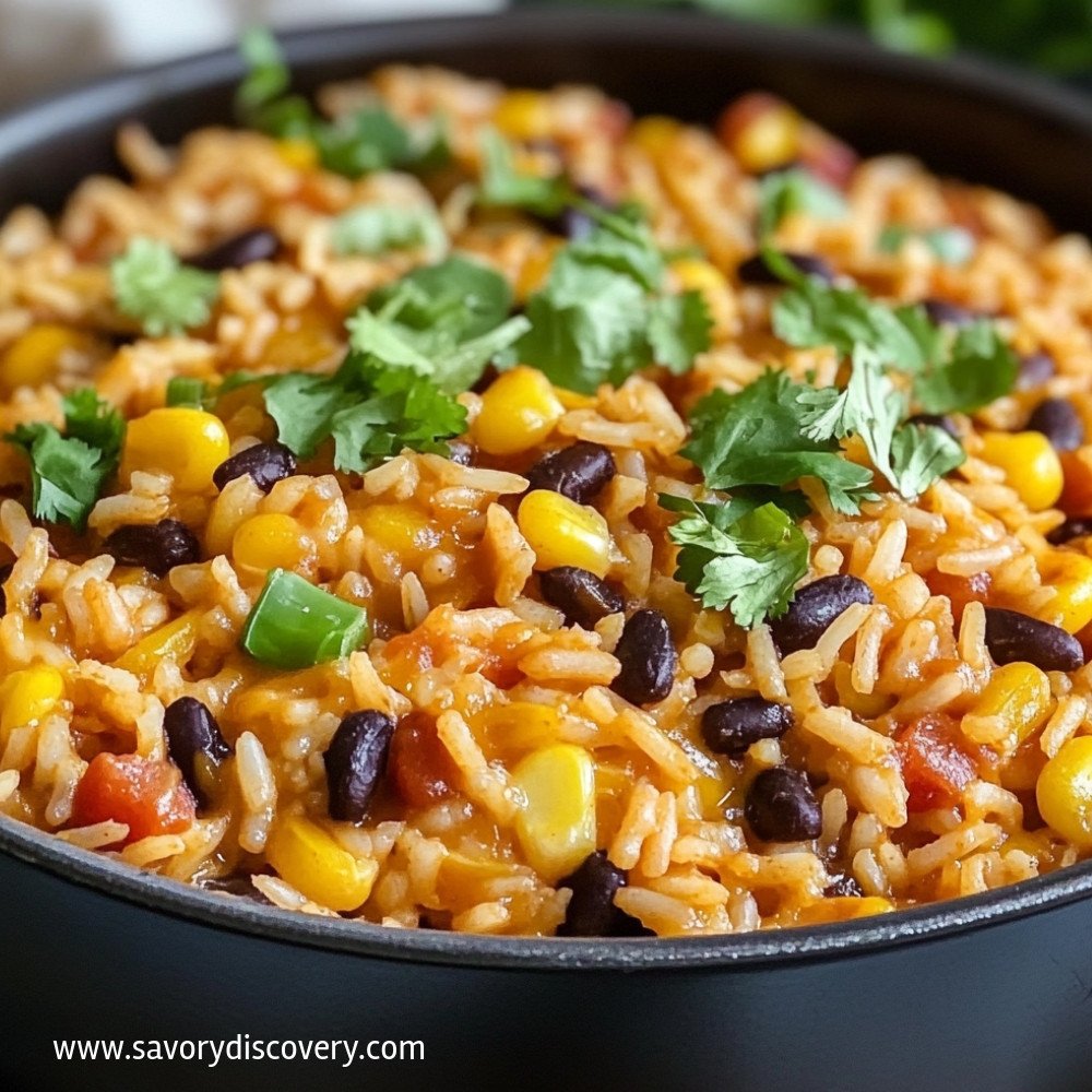 Easy One Pot Mexican Rice Casserole