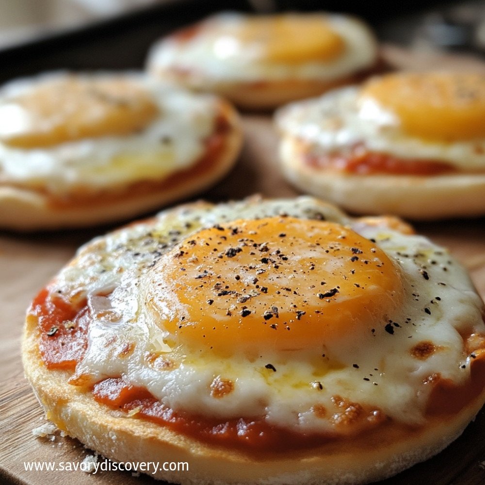English Muffin Breakfast Pizzas
