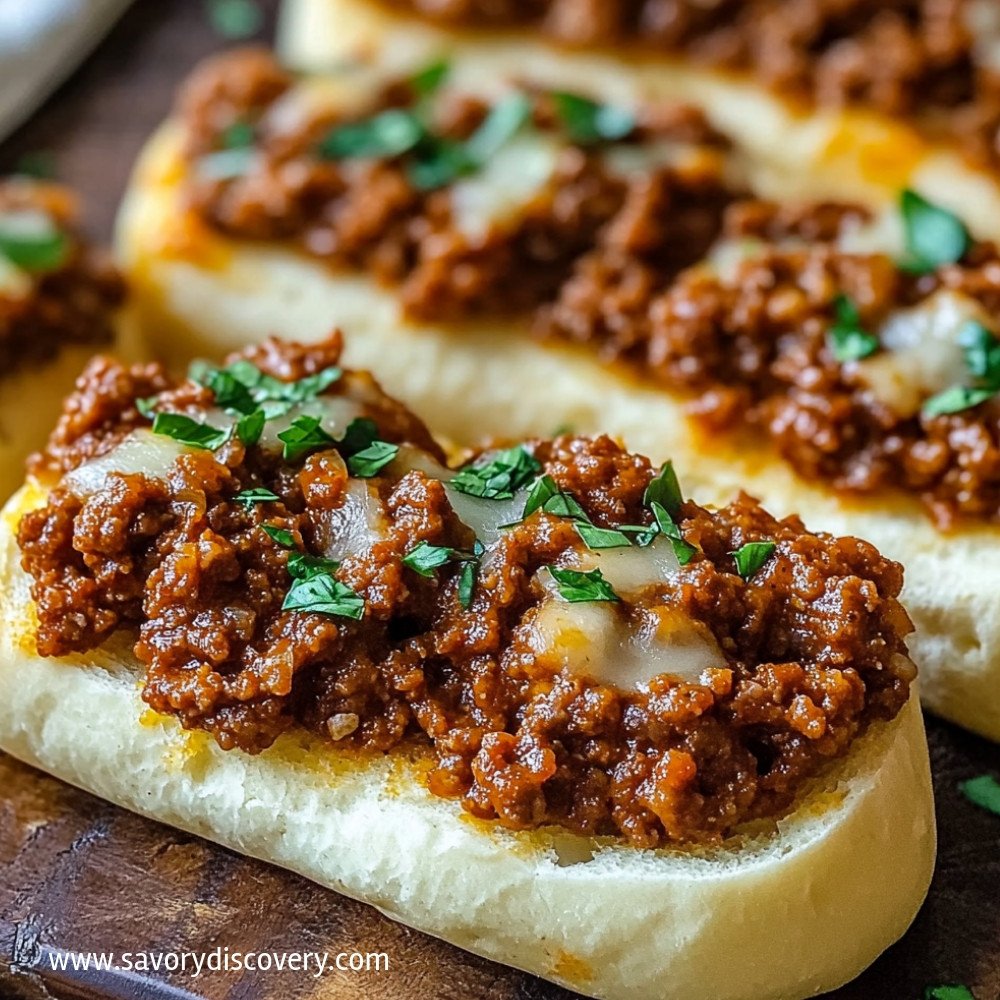 Garlic Bread Sloppy Joes