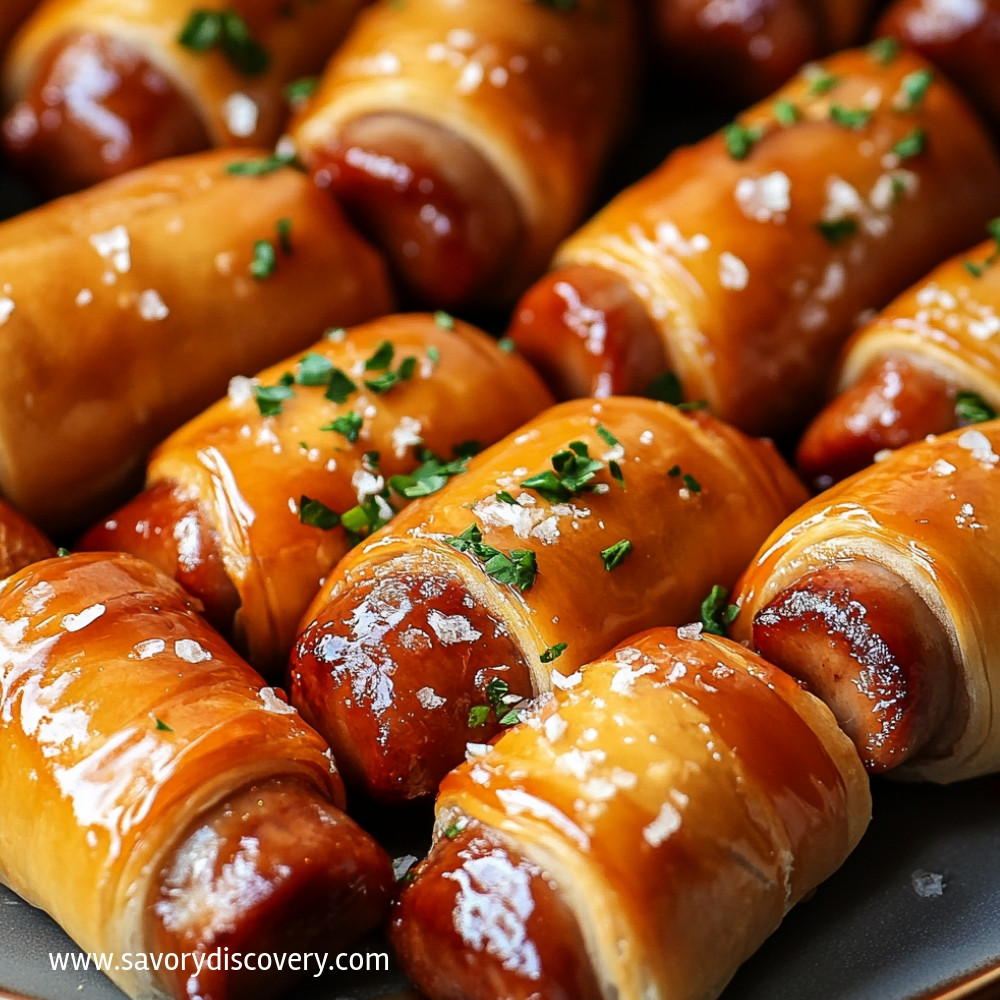 Glazed Pigs in a Blanket