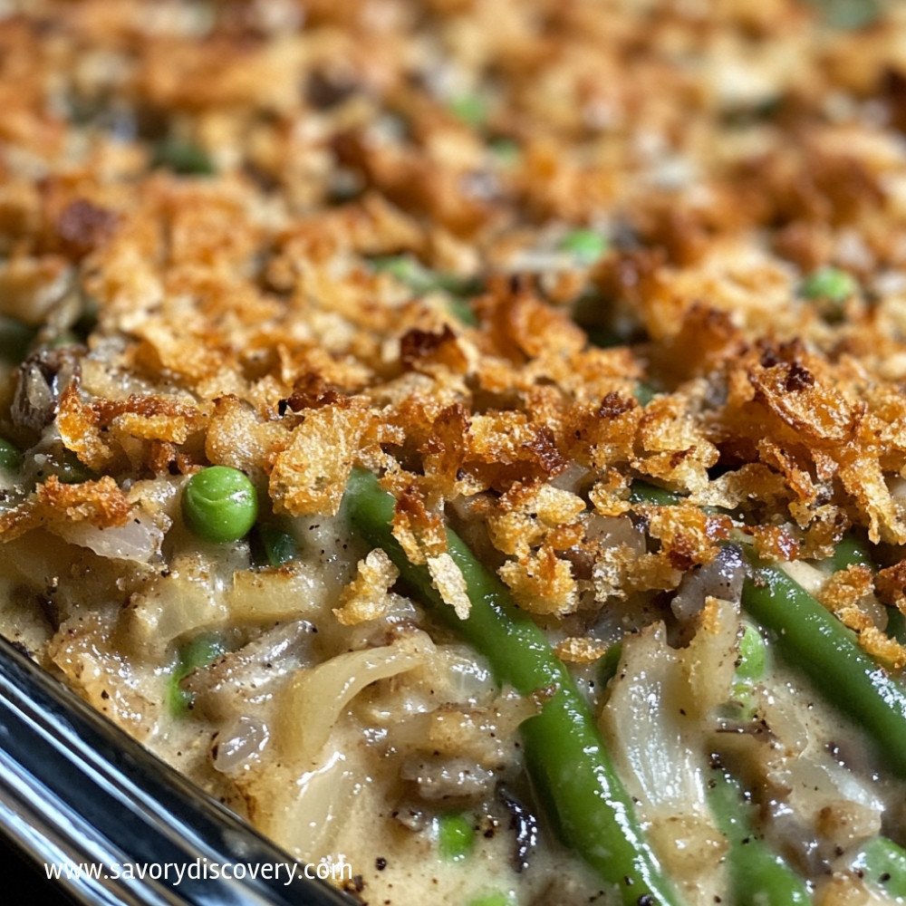 Green Bean Stuffing Casserole