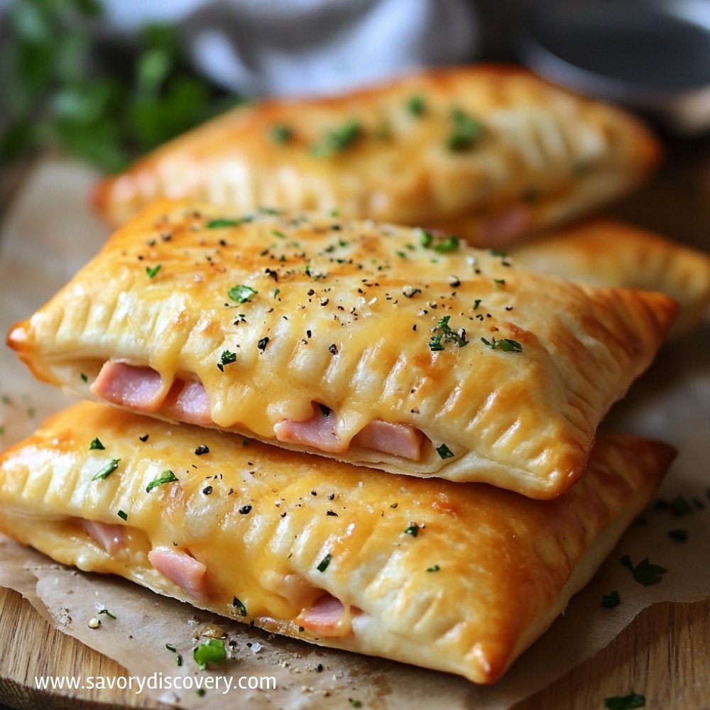 Ham and Cheese Hot Pockets