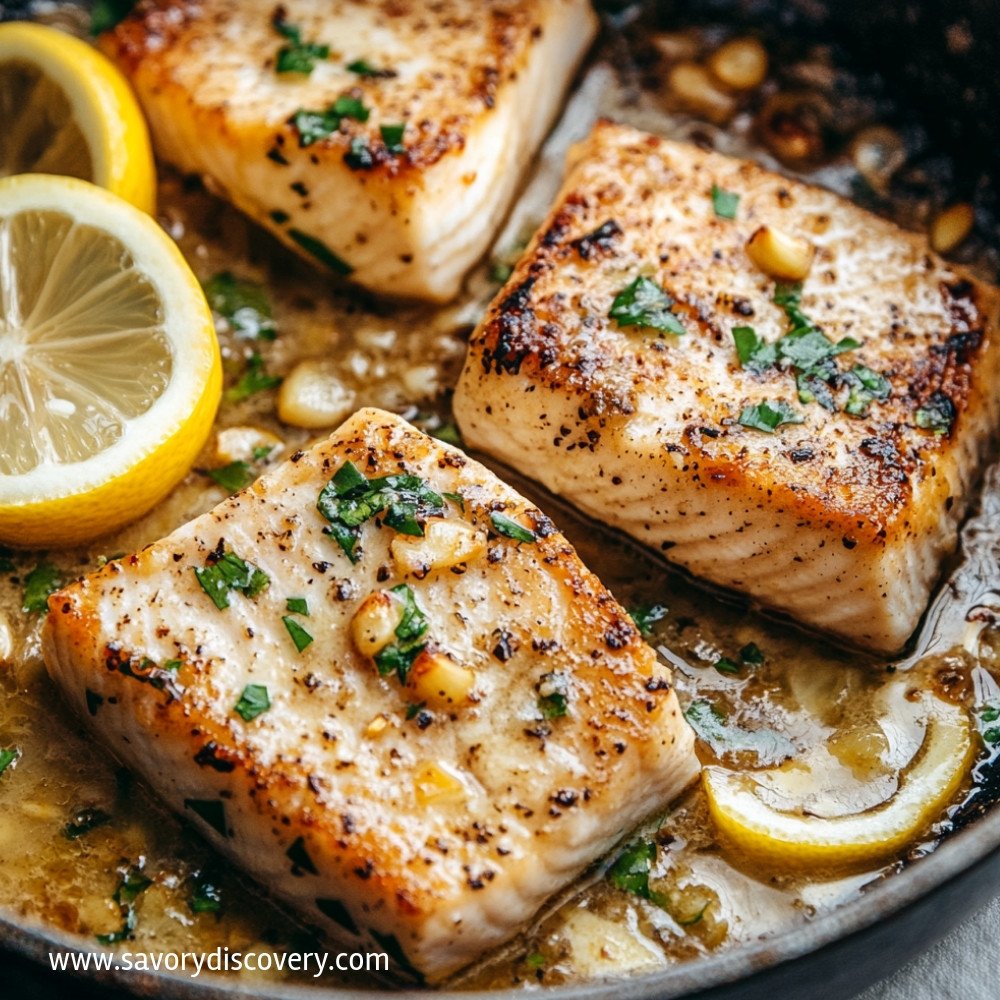 Lemon Garlic Swordfish