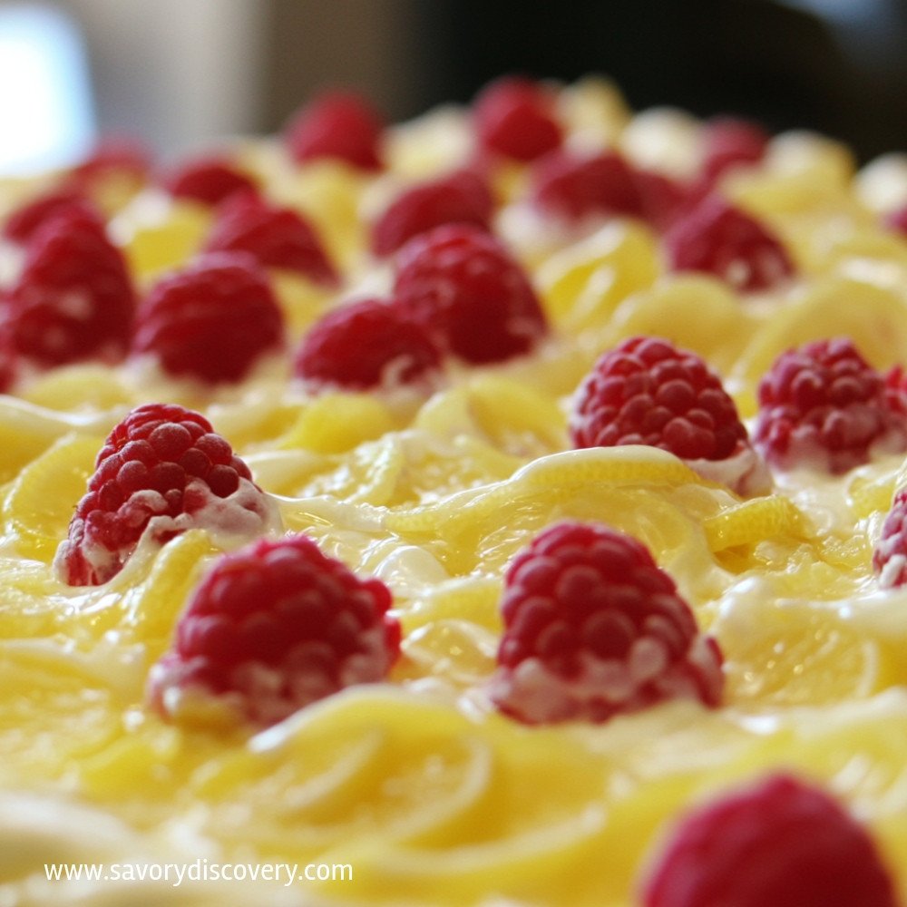 Lemon Raspberry Dessert