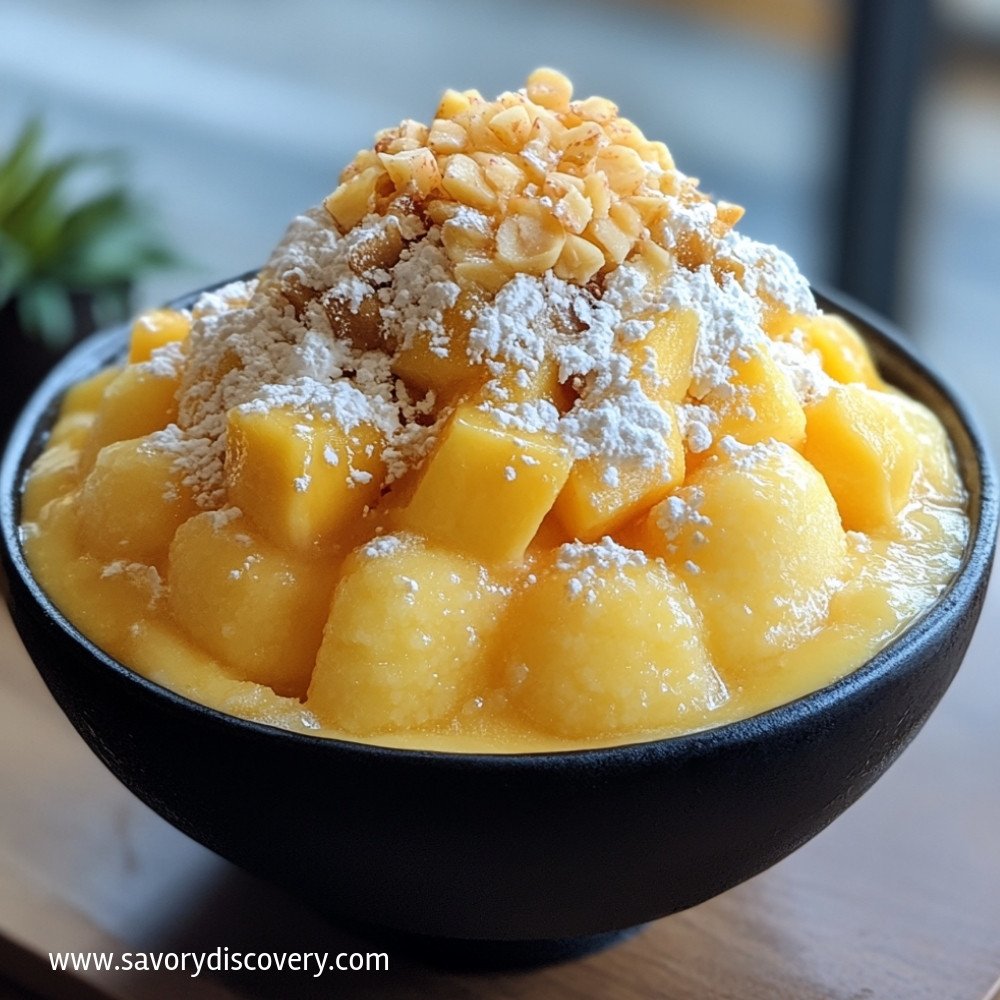 Mango Litchi Bingsu