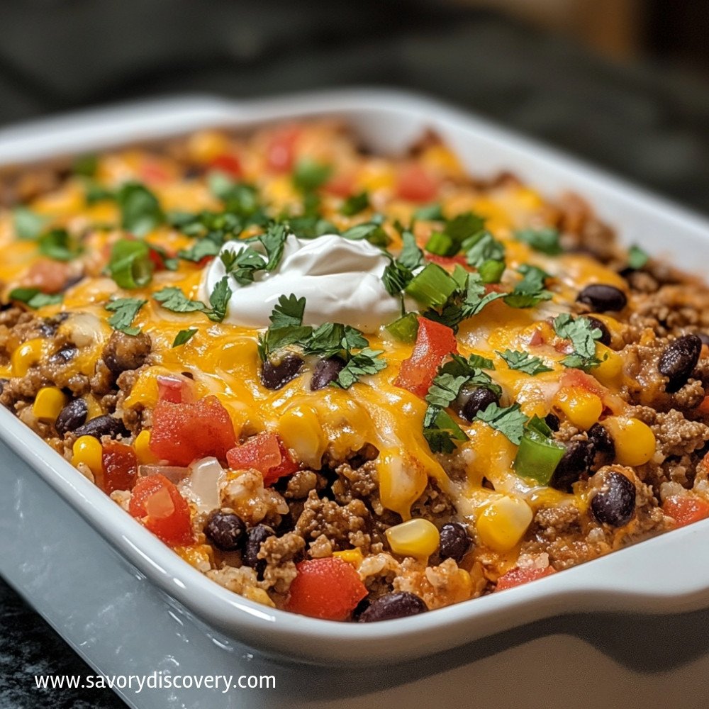 Mexican Ground Beef Casserole