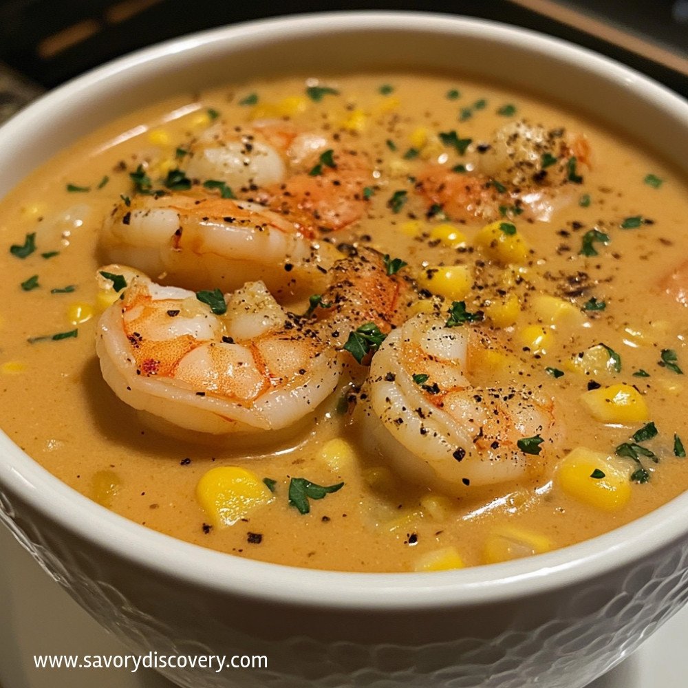 New Orleans Shrimp and Corn Bisque