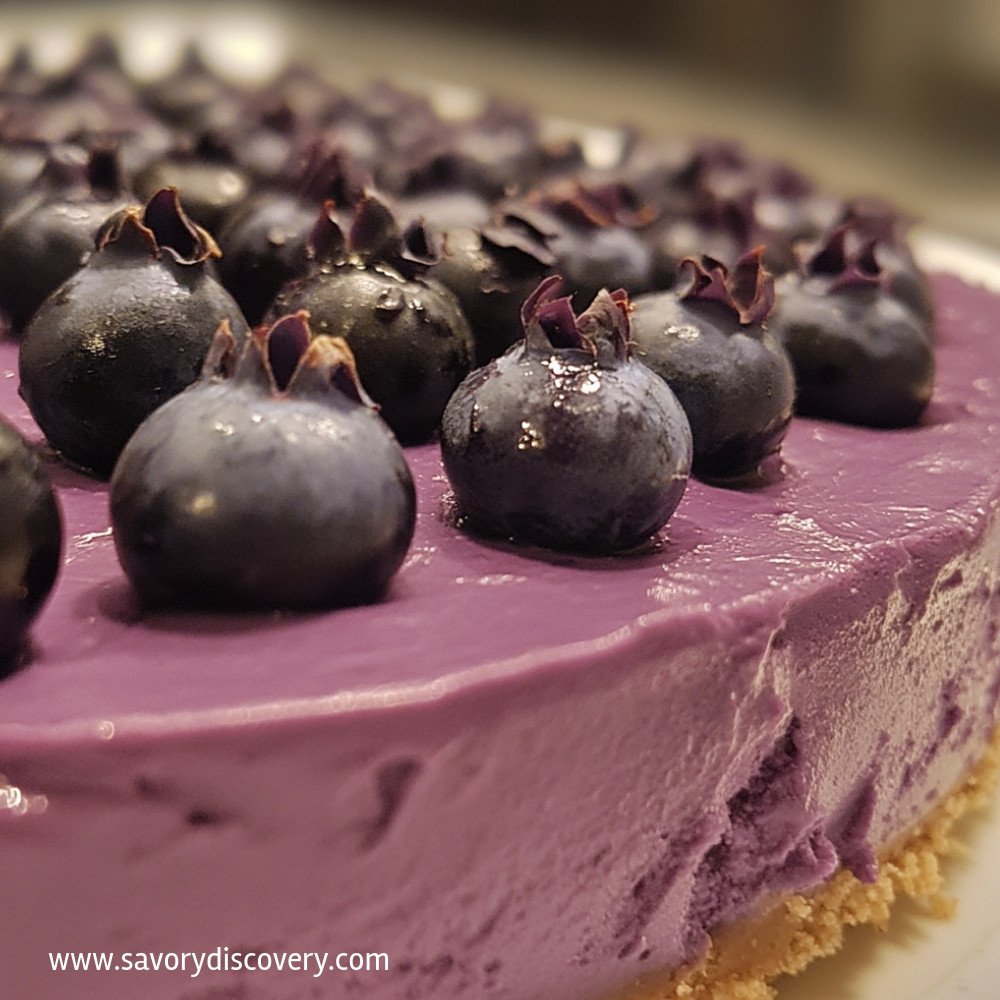 No-Bake Blueberry Cheesecake