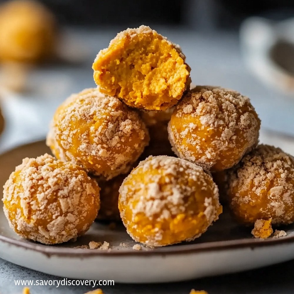 No-Bake Pumpkin Cheesecake Balls