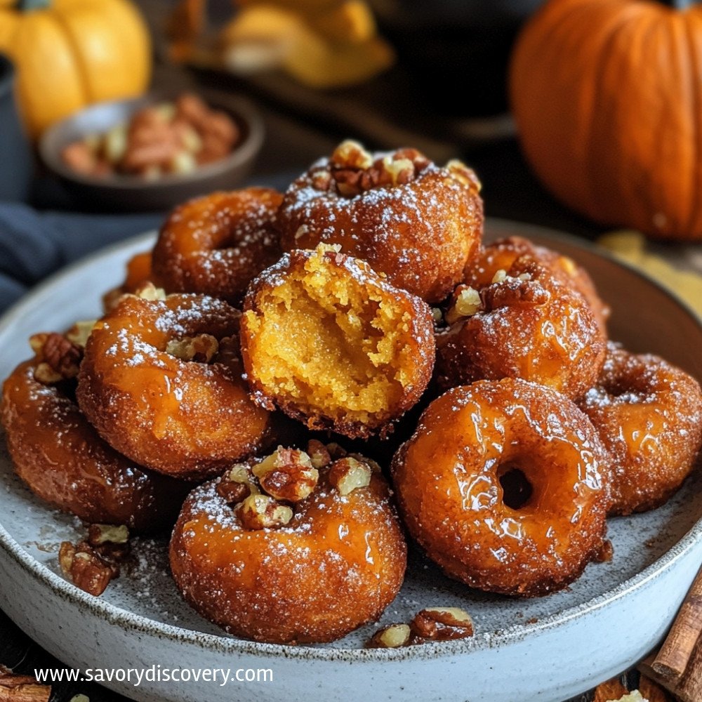 Pumpkin Donut Holes